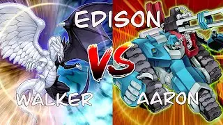 Yugioh Hero LADD (home brew) vs Machina Turbo Edison Gameplay!