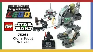 LEGO Star Wars Clone Scout Walker 75261 Speed Build