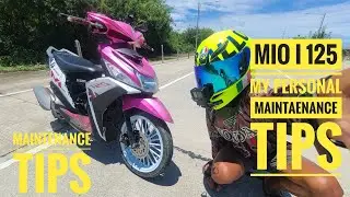 Mio i 125 | Basic Maintenance | personal Tips