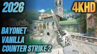 CS2 Bayonet Knife Vanilla | Knife Showcase (2026)