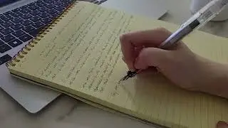 260119 CNN 만년필 영어필사 421일차 Silent Writing | White Noise ASMR