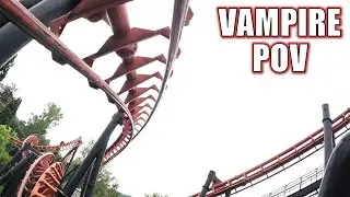 Vampire POV (4K 60FPS), Walibi Belgium Vekoma SLC | Non-Copyright