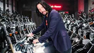 Keanu Reeves Shows Off His Most Prized Motorcycles