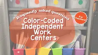 In-Depth Look at a 3 Shelf Independent Work Task System in a Special Ed Classroom