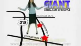 Honda Cars of Bellevue New Car Commercial...Omaha's Honda Giant!