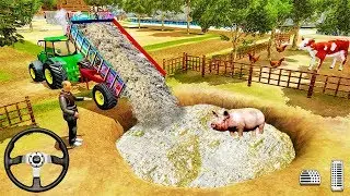 Village Tractor Farming Without Old Tools - New Farm Simulator Games 2020 - Android Gameplay