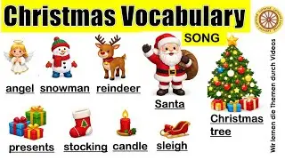 🎄 Learn Christmas Vocabulary Song I Grundschule 3. Klasse I A Fun Christmas Song for Kids! 🎄