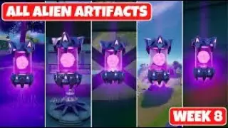 Week 8 Alien Artifact Locations