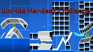 Worlds Hardest Challenge【4K】By Alphalaneous | Geometry Dash