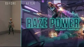 RAZE POWER 💣 | Valorant Raze Gameplay