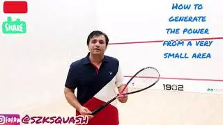 SQUASH Coaching  👉🏻How to generate the power