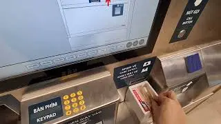 HCMC Metro Line 1 (Tan Cang Stn) - Ticket Machine Operation - ホーチミン市市営地下鉄1号線タンカン駅～券売機操作