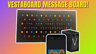 Vestaboard Message Board: The Smart Display with a Classic Twist #Vestaboard #smartdisplay