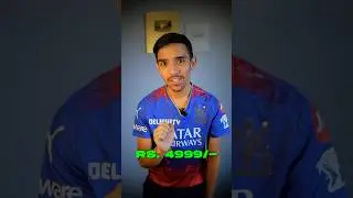 UNBOXING 3 types of RCB JERSEY!😍🏏 #shorts #cricketcardio #rcbjersey
