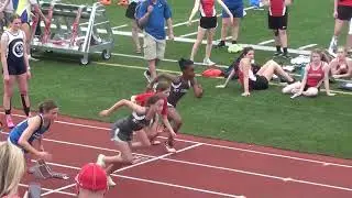 Southeast Middle School Showcase Girls 55m Hurdles