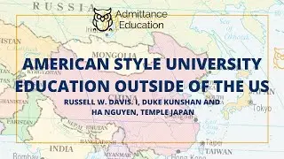 American Style Education Outside the USA- Duke Kunshan ve Temple Japan #admittanceeducation