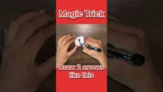 Two arrows easy magic trick revealed #shorts #shortsfeed #viral