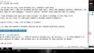 How to resolve error waiting response from adapter in radmin VPN
