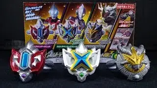 Ultraman Taiga Spark Set 02 - Geed Let , X Let & Galactron Ring