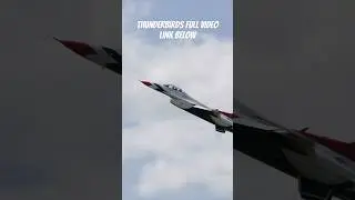 Thunderbirds solo slow pass #shorts #thunderbirds #aviation #airshow