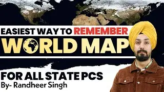 World Map Explained with Tips & Tricks | Geography For UPPSC, BPSC, OPSC, RO ARO | StudyIQ PCS
