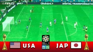 FIFA 23 | США против Японии | Чемпионат мира по футболу среди женщин FIFA [Австралия-Новая Зеланд...