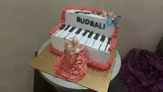 Piano Doll Cake