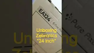 Zebronics LED Monitor EA124 🔥 Unboxing & First Look | Best Budget Monitor 2025 #shorts #shortsfeed