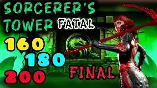 FATAL Sorcerer's Tower - Final Round Boss Match 160,180 & 200 Fight + Diamond Reward MKMobile
