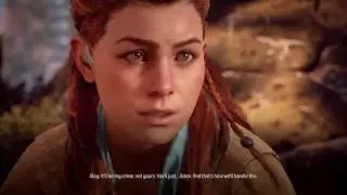 Horizon Zero Dawn - The Point of the Spear: Aloy Meets Rost at North Gate Dialogue Tree Cutscene