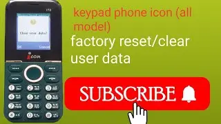 icon keypad phone  (all model icon) factory reset/clear data by pin code new method 2024