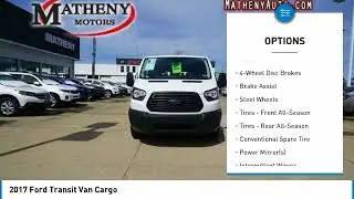 2017 Ford Transit Van PJ580