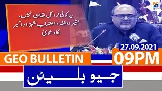 Geo Bulletin 09 PM | 27th September 2021