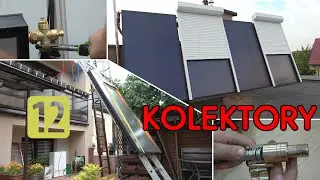 SOL-07 Montaż kolektorów solarnych na dachu. Zaciskanie rury karbowanej.