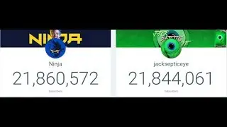 NINJA VS JACKSEPTICEYE LIVE SUB COUNT: WHO WILL PREVAIL?