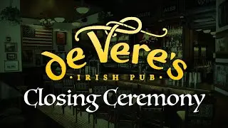 de Vere's Irish Pub in Sacramento Closing Ceremony