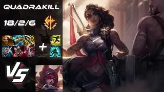 BOTTOM Samira vs Xayah [QUADRAKILL] - NA Grandmaster Patch 25.19