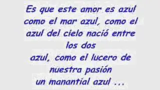 Cristian Castro-Azul Letra