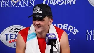Пресс-конференция после игры тайт-энда &laquo;Хьюстона&raquo; Таннера Козиола | Texas Bowl 2025