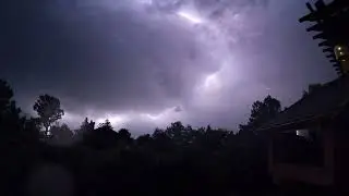 The formation of an epic thunder storm from Karen's house overlooking Colorado Springs July 2025