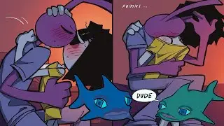 Jax x Pomni Caught in a Quiet Moment l Circus Comic | TADC