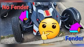 Do Can-Am Rykers/Spyders look better with or without the fenders? TRENDING TOPIC!