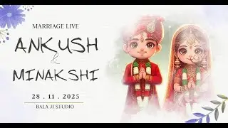 🛑ANKUSH WEDS MINAKSHI MARRIAGE LIVE BIGHANA JIND LIVE CON :- 7777046745 - 73577 18665