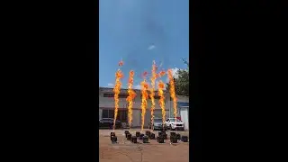 🔥 Unleash the Fire &mdash; Meet the Astonishing PF-800 Flame Machine! #mokasfx #flame #specialeffects