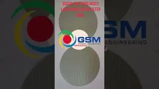 SS316 SINTERED MULTI LAYER WIRE MESH DISC #sinteredfilterdisc,#sinteredmeshfilterdisc,#filterdisc