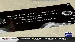 Neenah honors WWII veteran for donation of handcrafted flag disposal box