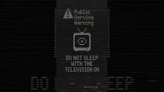 Do Not Sleep With the TV On | Analog Horror  #analoghorror #horror