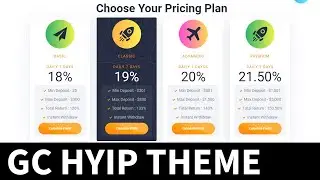 GoldCoder HYIP Theme. Buy HYIP Template | HYIP Script