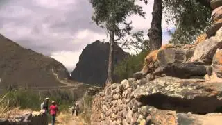 Inca: Ancient Road And Pyramid