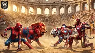 SPIDER LION vs IRON TIGER: Clash of the Superheroes